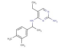 N~4~-[1-(3,4-dimethylphenyl)ethyl]-5-ethylpyrimidine-2,4-diamine