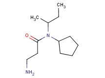 N~1~-(sec-butyl)-N~1~-cyclopentyl-beta-alaninamide hydrochloride