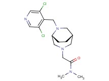 2-{(1S*,5R*)-6-[(3,5-dichloro-4-pyridinyl)methyl]-3,6-diazabicyclo[3.2.2]non-3-yl}-N,N-dimethylacetamide