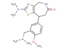 2-(dimethylamino)-8-{3-[(dimethylamino)methyl]-4-methoxyphenyl}-4,5,7,8-tetrahydro-6H-[1,3]thiazolo[4,5-c]azepin-6-one
