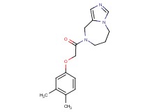 8-[(3,4-dimethylphenoxy)acetyl]-6,7,8,9-tetrahydro-5H-imidazo[1,5-a][1,4]diazepine
