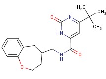 6-tert-butyl-2-oxo-N-(2,3,4,5-tetrahydro-1-benzoxepin-4-ylmethyl)-2,3-dihydropyrimidine-4-carboxamide