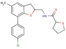 N-{[7-(4-chlorophenyl)-5-methyl-2,3-dihydro-1-benzofuran-2-yl]methyl}tetrahydro-2-furancarboxamide