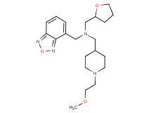 (2,1,3-benzoxadiazol-4-ylmethyl){[1-(2-methoxyethyl)-4-piperidinyl]methyl}(tetrahydro-2-furanylmethyl)amine