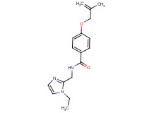 N-[(1-ethyl-1H-imidazol-2-yl)methyl]-4-[(2-methylprop-2-en-1-yl)oxy]benzamide