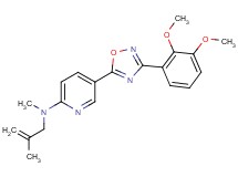 5-[3-(2,3-dimethoxyphenyl)-1,2,4-oxadiazol-5-yl]-N-methyl-N-(2-methyl-2-propen-1-yl)-2-pyridinamine