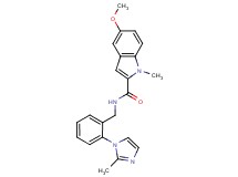 5-methoxy-1-methyl-N-[2-(2-methyl-1H-imidazol-1-yl)benzyl]-1H-indole-2-carboxamide