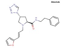 (4R)-1-[(2E)-3-(2-furyl)-2-propen-1-yl]-N-(2-phenylethyl)-4-(1H-tetrazol-1-yl)-L-prolinamide
