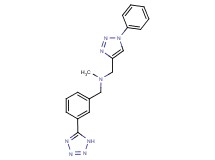 N-methyl-1-(1-phenyl-1H-1,2,3-triazol-4-yl)-N-[3-(1H-tetrazol-5-yl)benzyl]methanamine