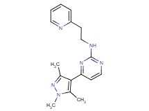 N-(2-pyridin-2-ylethyl)-4-(1,3,5-trimethyl-1H-pyrazol-4-yl)pyrimidin-2-amine