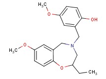 2-[(2-ethyl-7-methoxy-2,3-dihydro-1,4-benzoxazepin-4(5H)-yl)methyl]-4-methoxyphenol