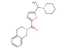 2-[5-(1-piperidin-1-ylethyl)-2-furoyl]-1,2,3,4-tetrahydroisoquinoline