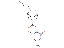 4,6-dimethyl-1-{2-oxo-2-[(1R*,5R*)-6-propyl-3,6-diazabicyclo[3.2.2]non-3-yl]ethyl}-2(1H)-pyrimidinone
