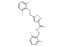 N-(2,6-difluorobenzyl)-5-[(2,6-difluorophenoxy)methyl]-3-isoxazolecarboxamide