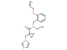 N-[2-(allyloxy)benzyl]-N-ethyl-1-(1H-imidazol-1-ylmethyl)cyclopropanecarboxamide