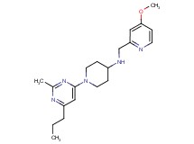 N-[(4-methoxypyridin-2-yl)methyl]-1-(2-methyl-6-propylpyrimidin-4-yl)piperidin-4-amine