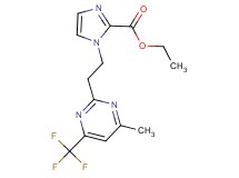 ethyl 1-{2-[4-methyl-6-(trifluoromethyl)pyrimidin-2-yl]ethyl}-1H-imidazole-2-carboxylate