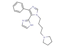5'-phenyl-3'-(4-pyrrolidin-1-ylbutyl)-1H,3'H-2,4'-biimidazole