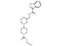 ethyl 3-{[(1H-indazol-3-ylcarbonyl)amino]methyl}-1,4'-bipiperidine-1'-carboxylate