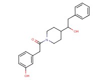 3-{2-[4-(1-hydroxy-2-phenylethyl)-1-piperidinyl]-2-oxoethyl}phenol
