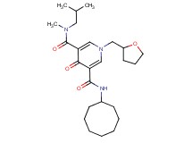N'-cyclooctyl-N-isobutyl-N-methyl-4-oxo-1-(tetrahydro-2-furanylmethyl)-1,4-dihydro-3,5-pyridinedicarboxamide