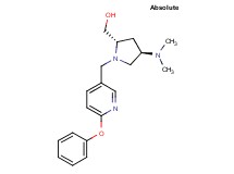 {(2S,4R)-4-(dimethylamino)-1-[(6-phenoxypyridin-3-yl)methyl]pyrrolidin-2-yl}methanol
