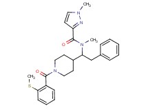N,1-dimethyl-N-(1-{1-[2-(methylthio)benzoyl]-4-piperidinyl}-2-phenylethyl)-1H-pyrazole-3-carboxamide