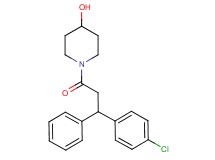 1-[3-(4-chlorophenyl)-3-phenylpropanoyl]-4-piperidinol
