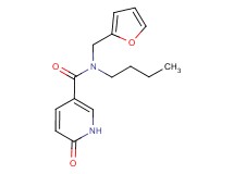 N-butyl-N-(2-furylmethyl)-6-oxo-1,6-dihydropyridine-3-carboxamide