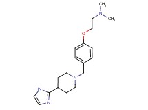 2-(4-{[4-(1H-imidazol-2-yl)piperidin-1-yl]methyl}phenoxy)-N,N-dimethylethanamine