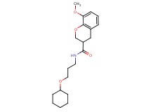 N-[3-(cyclohexyloxy)propyl]-8-methoxy-3-chromanecarboxamide