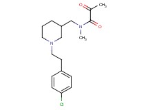 N-({1-[2-(4-chlorophenyl)ethyl]-3-piperidinyl}methyl)-N-methyl-2-oxopropanamide