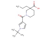 1-[(1-tert-butyl-1H-pyrrol-3-yl)carbonyl]-3-propylpiperidine-3-carboxylic acid