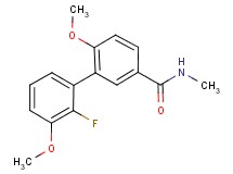 2'-fluoro-3',6-dimethoxy-N-methylbiphenyl-3-carboxamide