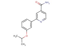 2-(3-isopropoxyphenyl)isonicotinamide