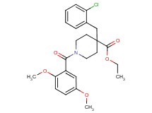 ethyl 4-(2-chlorobenzyl)-1-(2,5-dimethoxybenzoyl)-4-piperidinecarboxylate