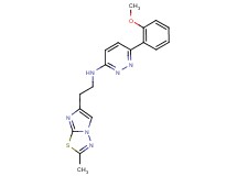 6-(2-methoxyphenyl)-N-[2-(2-methylimidazo[2,1-b][1,3,4]thiadiazol-6-yl)ethyl]pyridazin-3-amine