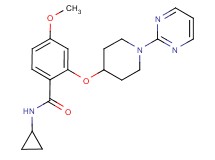 N-cyclopropyl-4-methoxy-2-[(1-pyrimidin-2-ylpiperidin-4-yl)oxy]benzamide