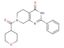2-phenyl-7-(tetrahydro-2H-pyran-4-ylcarbonyl)-5,6,7,8-tetrahydropyrido[3,4-d]pyrimidin-4(3H)-one