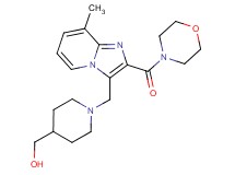 (1-{[8-methyl-2-(morpholin-4-ylcarbonyl)imidazo[1,2-a]pyridin-3-yl]methyl}piperidin-4-yl)methanol