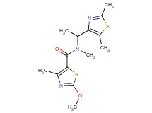 N-[1-(2,5-dimethyl-1,3-thiazol-4-yl)ethyl]-2-methoxy-N,4-dimethyl-1,3-thiazole-5-carboxamide