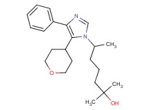 2-methyl-6-[4-phenyl-5-(tetrahydro-2H-pyran-4-yl)-1H-imidazol-1-yl]heptan-2-ol