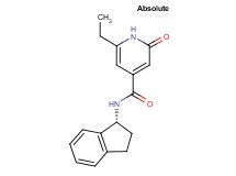 N-[(1R)-2,3-dihydro-1H-inden-1-yl]-6-ethyl-2-oxo-1,2-dihydropyridine-4-carboxamide