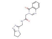 N-(6,7-dihydro-5H-pyrrolo[2,1-c][1,2,4]triazol-3-ylmethyl)-2-(4-oxo-3(4H)-quinazolinyl)acetamide