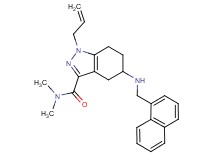 1-allyl-N,N-dimethyl-5-[(1-naphthylmethyl)amino]-4,5,6,7-tetrahydro-1H-indazole-3-carboxamide