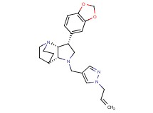 (3R*,3aR*,7aR*)-1-[(1-allyl-1H-pyrazol-4-yl)methyl]-3-(1,3-benzodioxol-5-yl)octahydro-4,7-ethanopyrrolo[3,2-b]pyridine