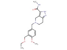 5-[3-(ethoxymethyl)-4-methoxybenzyl]-N-methyl-4,5,6,7-tetrahydro-2H-pyrazolo[4,3-c]pyridine-3-carboxamide