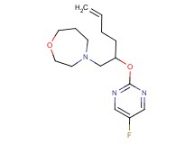 4-{2-[(5-fluoropyrimidin-2-yl)oxy]hex-5-en-1-yl}-1,4-oxazepane