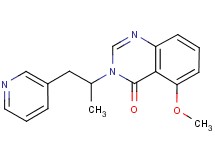 5-methoxy-3-(1-methyl-2-pyridin-3-ylethyl)quinazolin-4(3H)-one