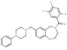 7-[(4-phenyl-1-piperazinyl)methyl]-4-(2,4,5-trifluorobenzoyl)-2,3,4,5-tetrahydro-1,4-benzoxazepine